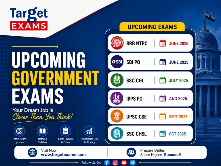 Upcoming Government Exams 2026–2027: Your Next Government Job Opportunity