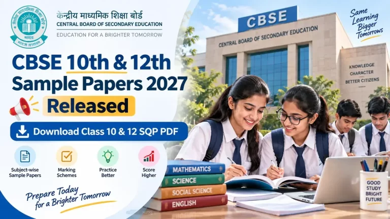 CBSE Class 10 Sample Papers 2027: Subject-Wise Syllabus Analysis, Sectional Breakdown & Study Plan